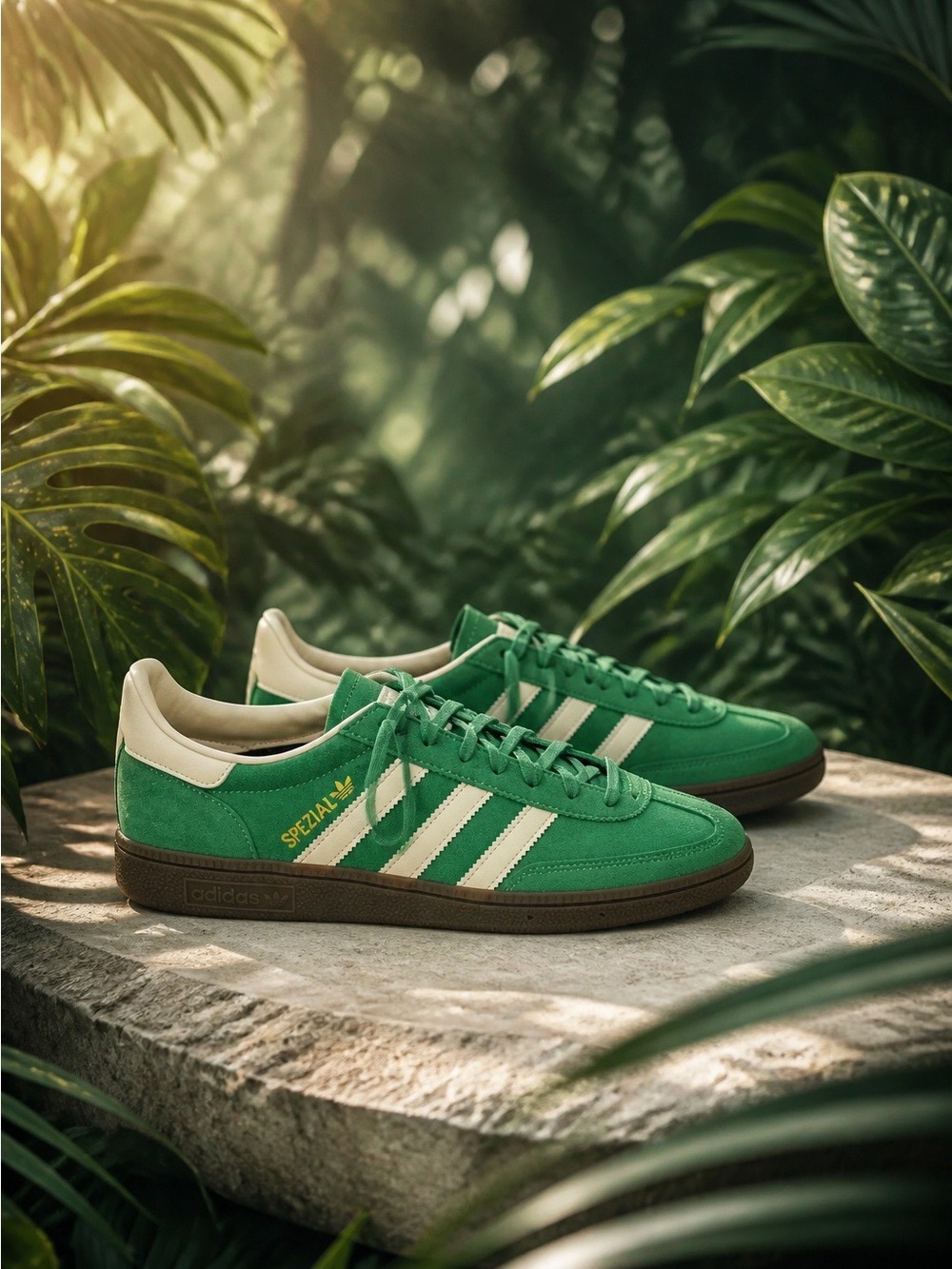Adidas Handball Spezial IG6192 Green Cream Gum Sneakers Men’s 10 NWT